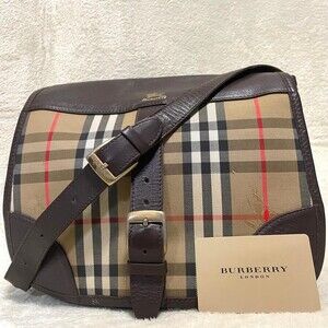 Burberry Nova Check Shoulder Bag Canvas #249716B26B